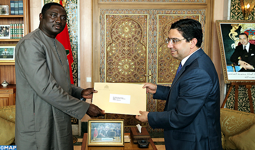 M. Bourita reçoit le ministre gambien des AE, porteur d’un message du président Adama Barrow à SM le Roi