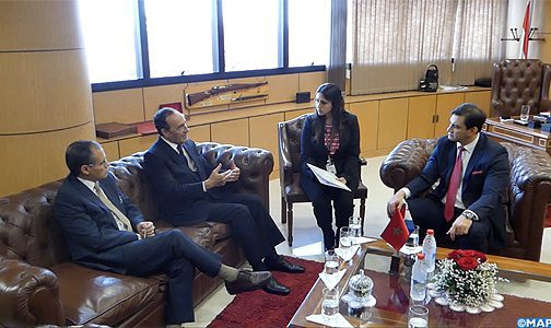 M. El Malki s’entretient avec le président du Congrès Paraguayen du renforcement de la coopération bilatérale
