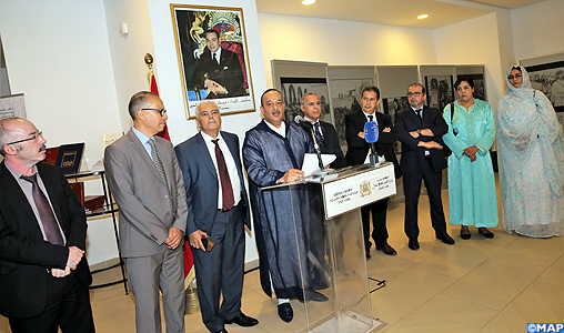 Inauguration à Rabat d’une exposition de livres et de photos historiques à l’occasion du 65e anniversaire de la Révolution du Roi et du Peuple