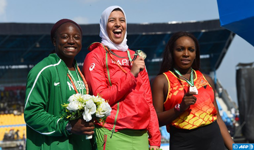 Championnats d’Afrique seniors : la Marocaine Soukaina Zakour décroche l’or du lancer du marteau
