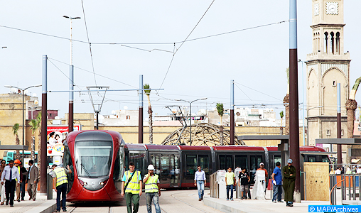 La mise en service de la 2ème ligne du tramway de Casablanca porte à 47 kms la longueur des lignes opérationnelles (DG de Casa Transports)
