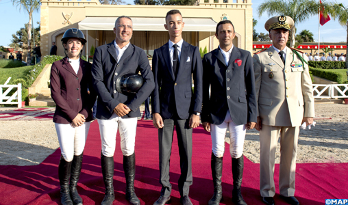 SAR le Prince Héritier Moulay El Hassan préside à Témara la cérémonie de remise du Grand Prix SM le Roi Mohammed VI du Concours officiel de saut d’obstacles