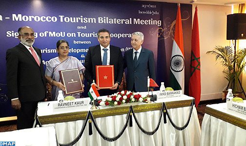 Signature à New Delhi d’un mémorandum d’entente pour promouvoir l’investissement touristique maroco-indien
