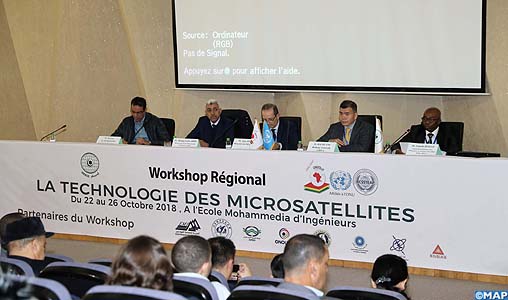 Conférence régionale à Rabat pour le renforcement des capacités d’ingénierie dans la conception des microsatellites