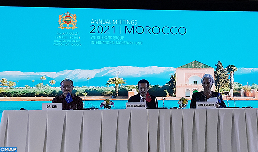 Les Assemblées annuelles BM-FMI de 2021 à Marrakech, un rendez-vous majeur pour faire le point et envisager l’avenir (Président de la BM)