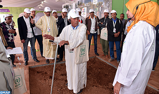 Le groupe OCP lance près d’Oued Zem une nouvelle initiative de son programme ”Act4Farmers” en faveur des agriculteurs