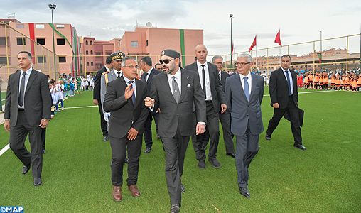 SM le Roi inaugure à Marrakech deux projets sportifs de proximité à forte valeur sociale