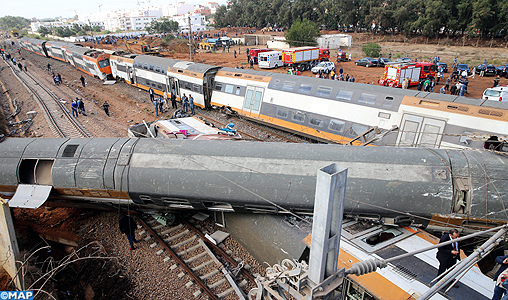 Déraillement d’un train de voyageurs près de Bouknadel: plusieurs victimes