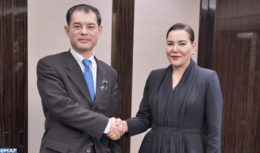 SAR la Princesse Lalla Hasnaa reçoit à Tokyo le ministre japonais de l’Éducation, de la Culture, des Sports, des Sciences et de la Technologie