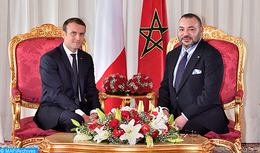 Arrivée au Maroc du Président français Emmanuel Macron