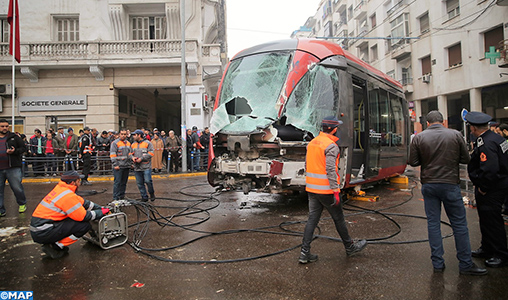 Casablanca : un camion percute le tramway entraînant une interruption totale du service