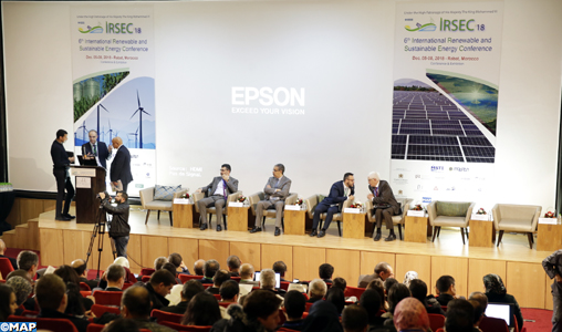 Ouverture à Rabat de la 6-ème édition de la Conférence internationale sur les énergies renouvelables et durables “IRSEC’18”