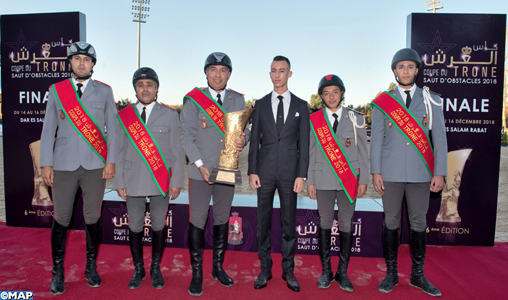 SAR Le Prince Héritier Moulay El Hassan préside à Rabat la finale de la 6ème édition de la Coupe du Trône des clubs de saut d’obstacles