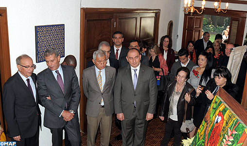 Vernissage à l’ambassade du Maroc à Mexico de l’exposition “Unis pour la paix”