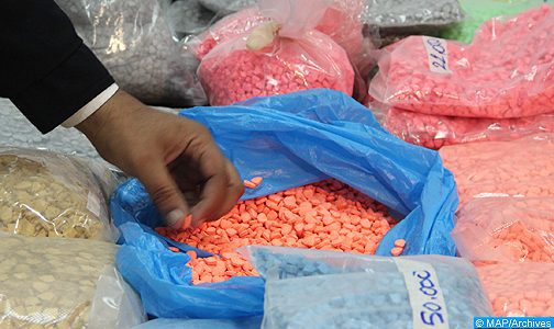 Guercif : Saisie de 48.800 comprimés d’ecstasy et arrestation de trois membres présumés d’un réseau criminel de trafic de drogues