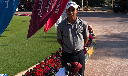 Open international de golf du Qatar (amateurs) : Ayoub Id-Omar termine la 1ère journée à la 3è position