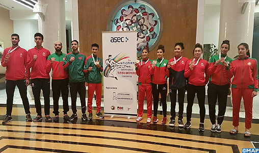 Taekwondo : Le Maroc décroche 7 médailles au Championnat international de Fujaïrah