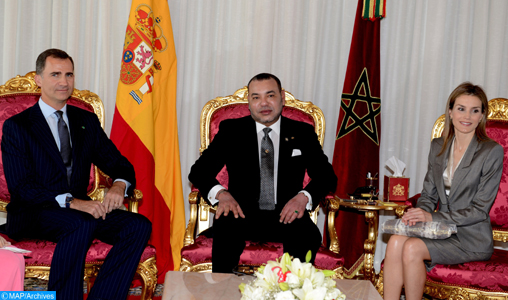 Le Roi Felipe VI et la Reine Letizia en visite officielle au Maroc, les 13 et 14 février (ministère de la Maison Royale, du protocole et de la Chancellerie)