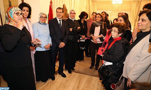 Le chef du gouvernement offre une réception en l’honneur des femmes qui occupent de hautes fonctions dans les différents départements ministériels