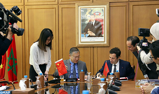 Maroc-Chine: Signature d’un accord de coopération de près de 140 millions de dirhams