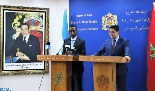 Le ministre somalien des AE rÃ©itÃ¨re le soutien de son pays Ã  lâintÃ©gritÃ© territoriale du Maroc