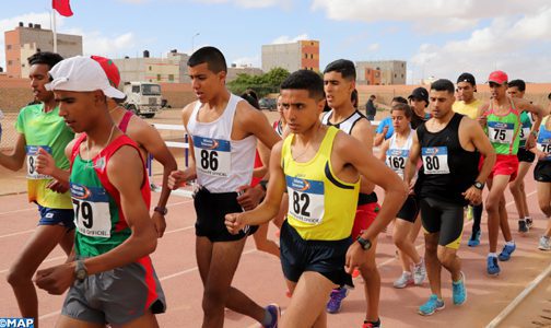Laâyoune: Plus de 100 clubs au 11ème Meeting fédéral d’athlétisme feu Hamoudi Bouhnana