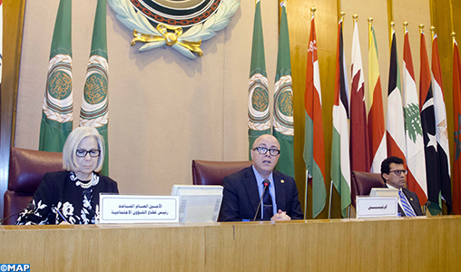 Tenue au Caire de la 42è session du conseil des ministres arabes de la jeunesse et des sports sous la présidence du Maroc