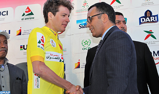 Tour international cycliste du Maroc-2019: Le Belge Laurent Evrard garde son maillot jaune pour la quatrième étape consécutive