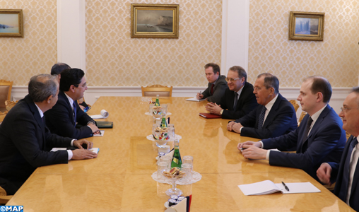 M. Bourita sâentretient Ã  Moscou avec le chef de la diplomatie russe
