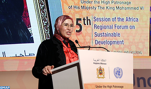 Mme El Ouafi appelle à renforcer l’échange entre Etats africains en matière de développement durable