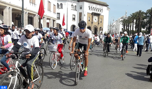 Près de 600 participants à la 10è édition de “Rabat Vélo”