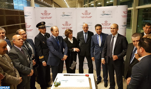 Vol inaugural de la nouvelle ligne direct Casablanca-Amman