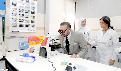 SM le Roi inaugure le Centre de radiologie et d’analyses médicales de la Sûreté Nationale à Rabat, une infrastructure sanitaire dotée des dernières technologies aux normes internationales