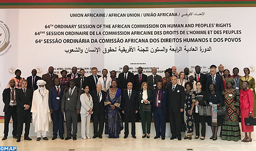 Ouverture à Charm el-Cheikh de la 64é session ordinaire de la Commission africaine des droits de l’Homme et des peuples avec la participation du Maroc