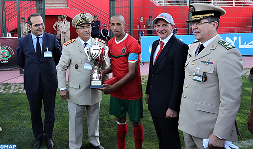 63ème anniversaire de la création des FAR: Match de gala de football entre la sélection militaire marocaine et son homologue britannique