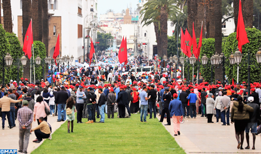 1-er mai à Rabat : Des syndicats plaident pour l’institutionnalisation et la poursuite du dialogue social