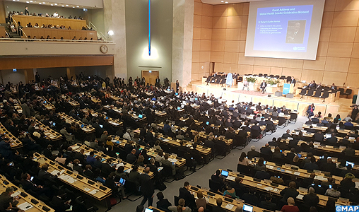 Ouverture à Genève de la 72ème Assemblée mondiale de la santé avec la participation du Maroc