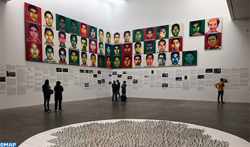 Au Mexique, des portraits en Lego à la mémoire des 43 étudiants disparus