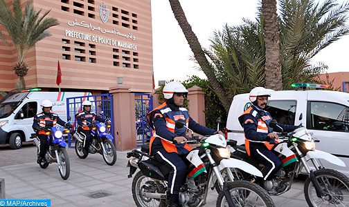 La police de Marrakech interpelle 13 personnes recherchées au niveau international en une année