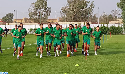 CAN-2019 : première séance d’entraînement de l’équipe nationale au Caire