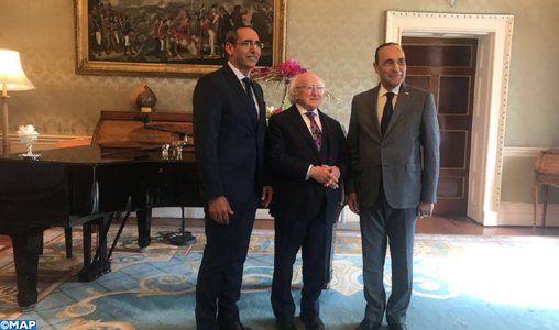 M. El Malki reçu par le président de la République d’Irlande