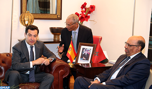M. Boutayeb s’entretient avec le chef du gouvernement de l’Andalousie