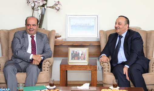 La coopération médiatique maroco-palestinienne au centre d’entretiens entre M. Laaraj et le porte-parole du gouvernement palestinien