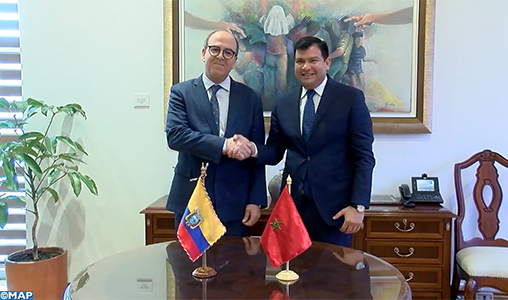 M. Benchamach s’entretient à Quito avec le président de l’Assemblée nationale équatorienne