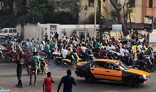Euphorique, Dakar s’enflamme après la qualification des Lions en finale de la CAN