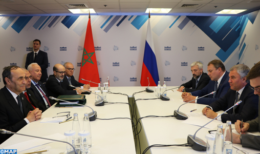 Le renforcement de la coopération maroco-russe au centre d’entretiens de M. El Malki avec le président de la Douma et le vice-président du Conseil de la Fédération