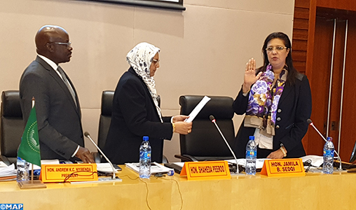 La Magistrate marocaine Jamila Sedqi au Tribunal administratif de l’UA, un parcours fructueux alliant magistrature et «diplomatie judiciaire»
