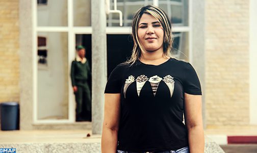 Amina El Guess, une appelée au service militaire aspirant à perfectionner son savoir-faire
