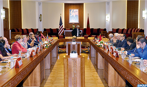 La promotion de la coopération parlementaire au menu d’un entretien de M. El Malki avec une délégation américaine