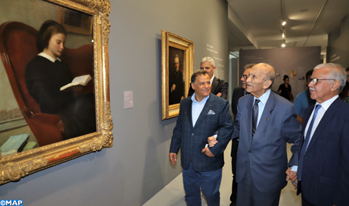 Abderrahmane Youssoufi au Musée Mohammed VI d’Art Moderne et Contemporain, une visite “symbolique” et un “geste fort” en faveur de la culture